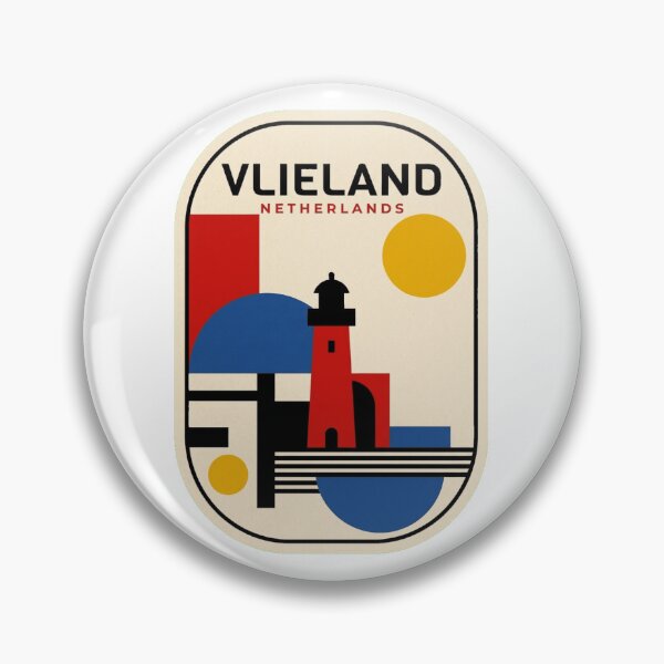 Item preview, Retro Vlieland Bauhaus Geometric Skyline designed and sold by k3rstman1.