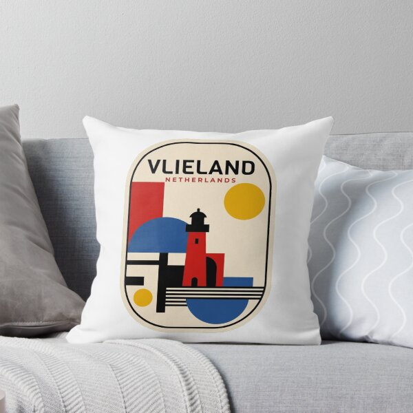 Item preview, Retro Vlieland Bauhaus Geometric Skyline designed and sold by k3rstman1.