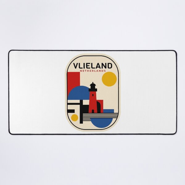 Item preview, Retro Vlieland Bauhaus Geometric Skyline designed and sold by k3rstman1.