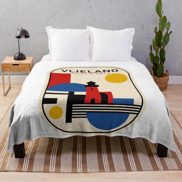 Item preview, Retro Vlieland Bauhaus Geometric Skyline designed and sold by k3rstman1.