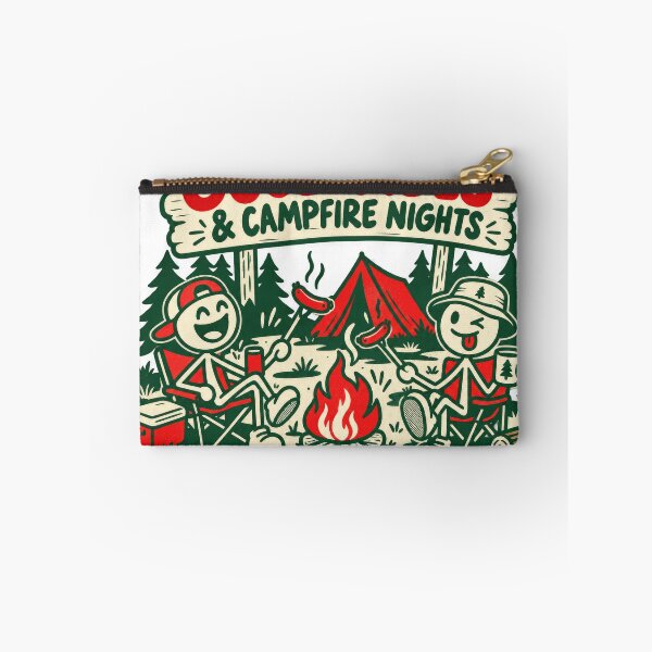 Item preview, Good Vibes & Campfire Nights – Funny Camping Hot Dog designed and sold by Summit Folk Studio.