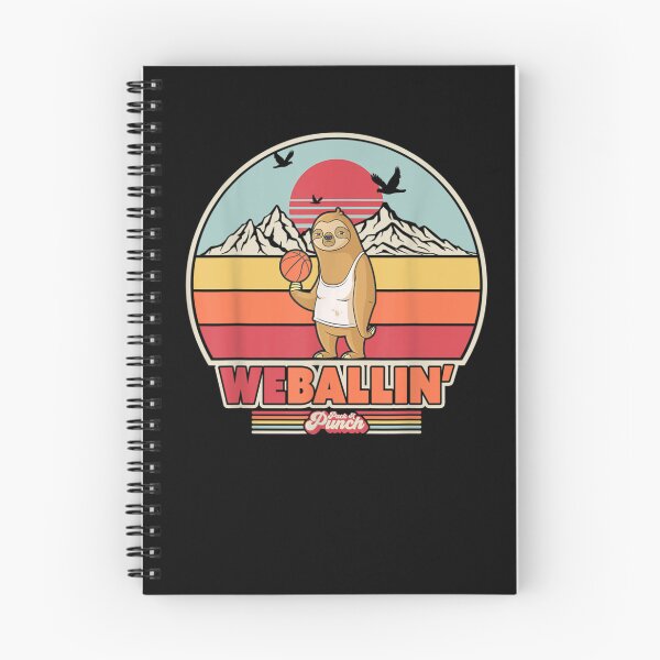 Artikelvorschau, We Ballin’ Sloth Basketball Retro entworfen und verkauft von Beanimilki.