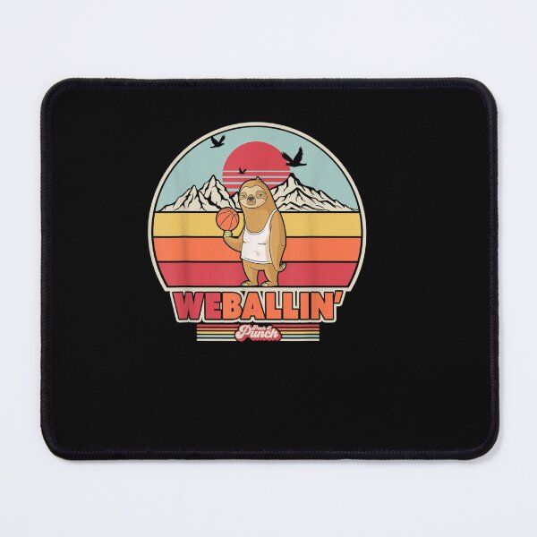Item preview, We Ballin’ Sloth Basketball Retro designed and sold by Beanimilki.