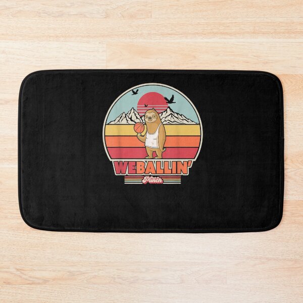 Item preview, We Ballin’ Sloth Basketball Retro designed and sold by Beanimilki.