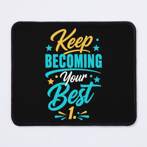 Item preview, Keep Becoming Your Best Self Motivational Self Improvement Typography T-Shirt designed and sold by rejowan-arts.