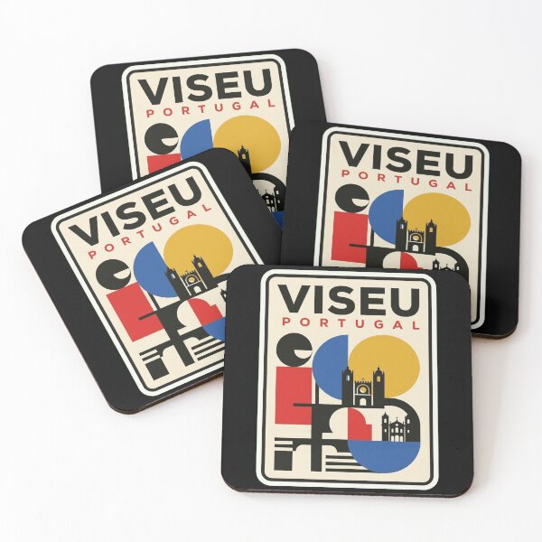 Item preview, Retro Viseu Bauhaus Geometric Skyline designed and sold by k3rstman1.
