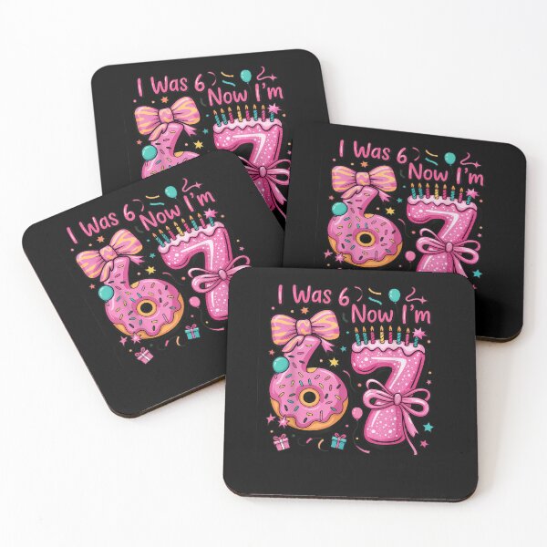 Item preview, 7th Birthday Girl I Was 6 Now I'M 7 Year Old Girl Birthday designed and sold by SEINENGAPPI19.