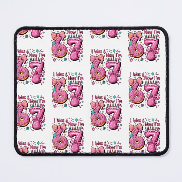 Item preview, 7th Birthday Girl I Was 6 Now I'M 7 Year Old Girl Birthday designed and sold by SEINENGAPPI19.