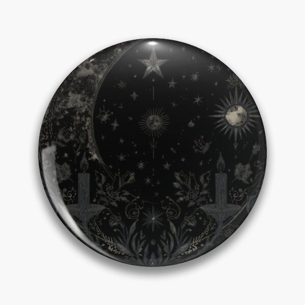 Item preview, Gothic Halloween Celestial Moon designed and sold by ChicTrendz.