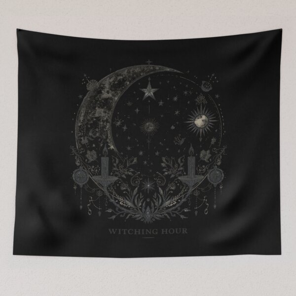 Item preview, Gothic Halloween Celestial Moon designed and sold by ChicTrendz.
