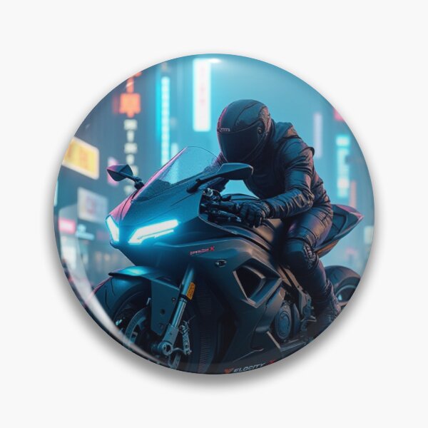 Item preview, Neon Pursuit | Rain-Soaked City Racer designed and sold by nhk999.