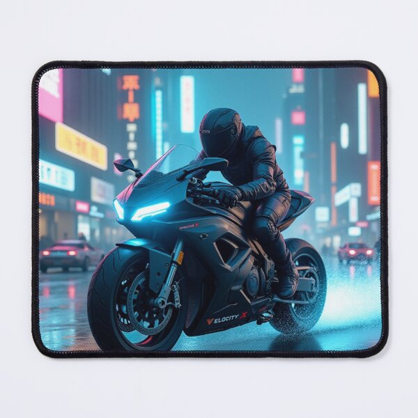 Item preview, Neon Pursuit | Rain-Soaked City Racer designed and sold by nhk999.