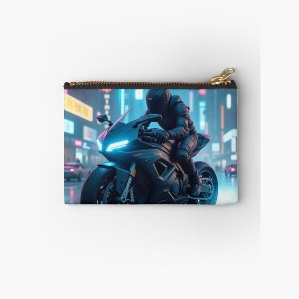 Item preview, Neon Pursuit | Rain-Soaked City Racer designed and sold by nhk999.
