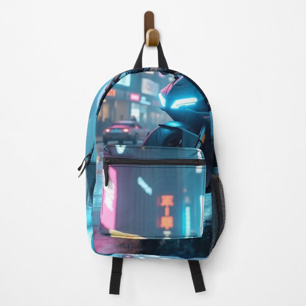 Item preview, Neon Pursuit | Rain-Soaked City Racer designed and sold by nhk999.