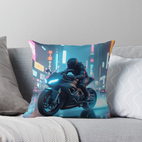 Item preview, Neon Pursuit | Rain-Soaked City Racer designed and sold by nhk999.