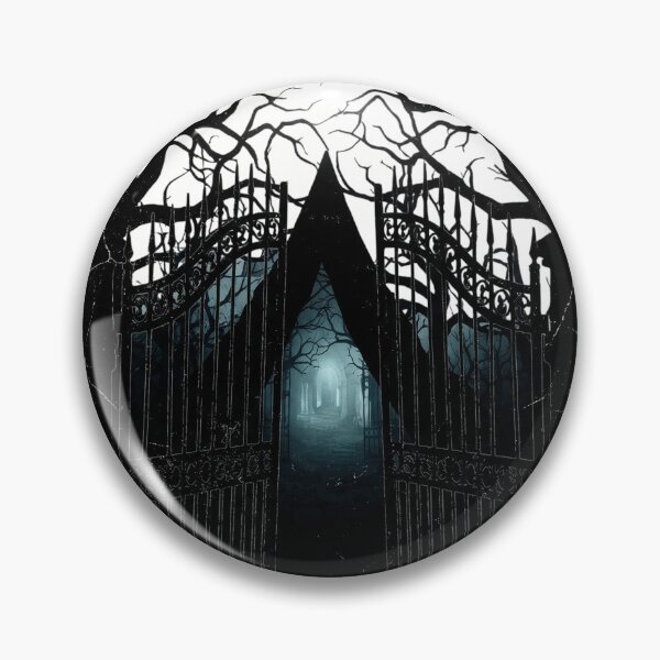 Item preview, Distressed Iron Gates and Foggy Pathway Art ￼  designed and sold by urmoments.