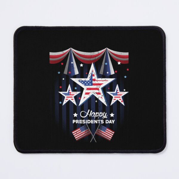 Item preview, Patriotic American Flag Stars Happy Presidents Day Poster designed and sold by VictoriasdSchie.