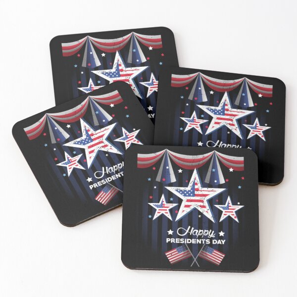 Item preview, Patriotic American Flag Stars Happy Presidents Day Poster designed and sold by VictoriasdSchie.
