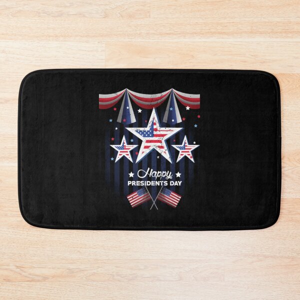 Item preview, Patriotic American Flag Stars Happy Presidents Day Poster designed and sold by VictoriasdSchie.