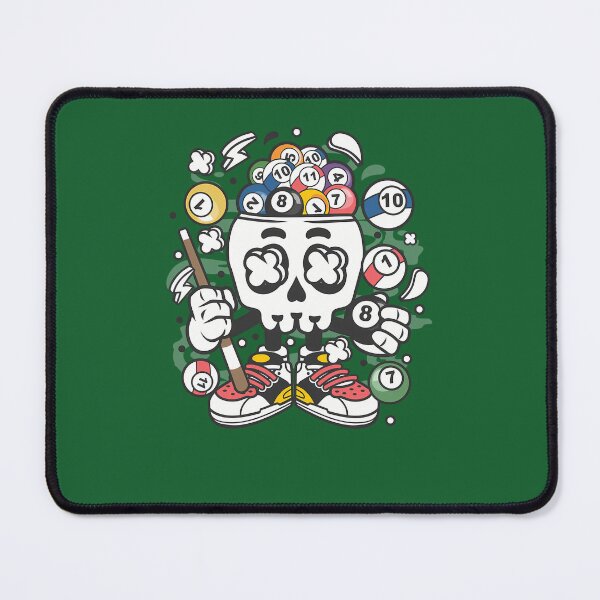 Item preview, Urban Billiards Pool Snooker Skull Head Sticker 482 designed and sold by IsaGalleryA.