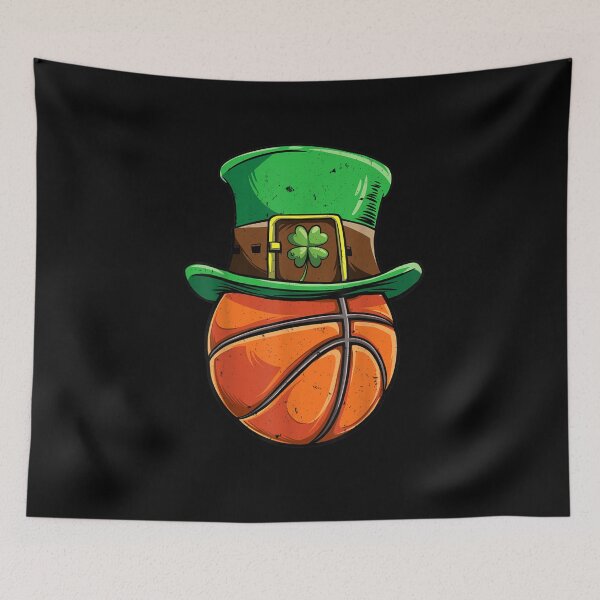 Item preview, St Patrick’s Day Basketball Leprechaun Ball designed and sold by Beanimilki.