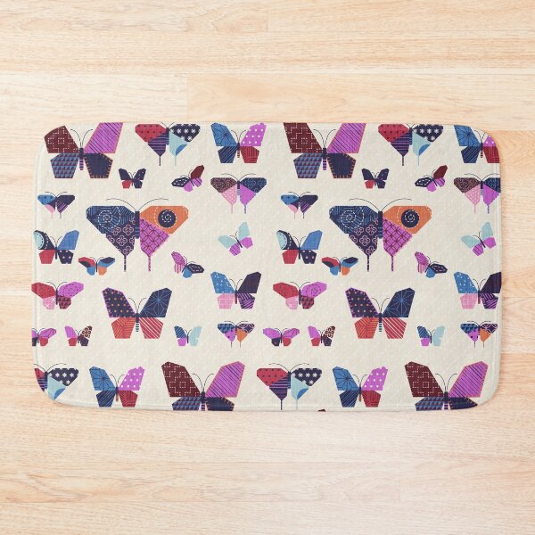 Item preview, Patchwork Butterfly Quilt - Fuchsia designed and sold by appleyards.