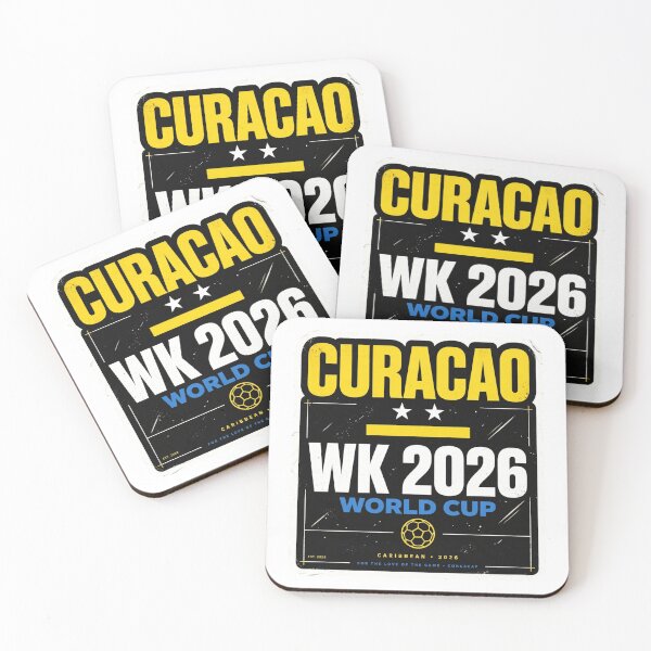 Item preview, CURACAO WK 2026 World Cup - Retro Caribbean Soccer Fan Design designed and sold by Xeneros.