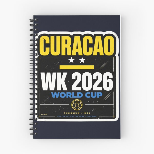 Item preview, CURACAO WK 2026 World Cup - Retro Caribbean Soccer Fan Design designed and sold by Xeneros.