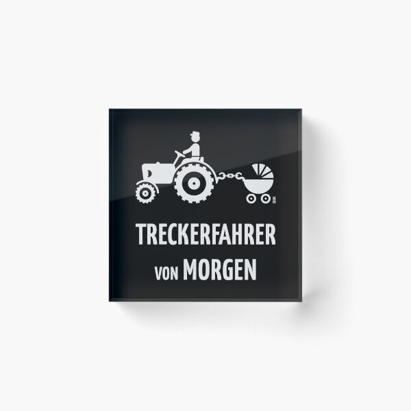 Artikelvorschau, Treckerfahrer Von Morgen (Bauer, Trecker & Kinderwagen / White) entworfen und verkauft von Roderix.