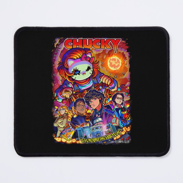 Item preview, Neon Comic Horror Trick Or Treat Halloween Poster designed and sold by HermineSonntag.