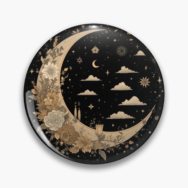 Item preview, Dark Celestial Moon Aesthetic designed and sold by ChicTrendz.