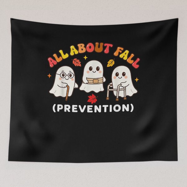 Item preview, All About Fall Prevention Ghost Fall Halloween Season designed and sold by SEINENGAPPI19.