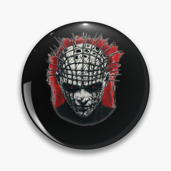 Item preview, Gothic Grid Spikes Horror Demon Portrait designed and sold by HermineSonntag.