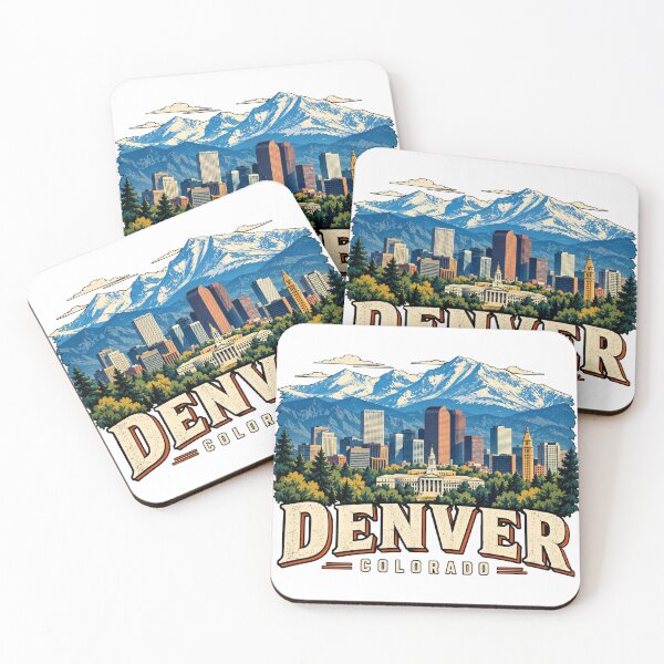 Item preview, Vintage Denver Colorado Travel Souvenir Landmark Gift designed and sold by MichaeIRellov.