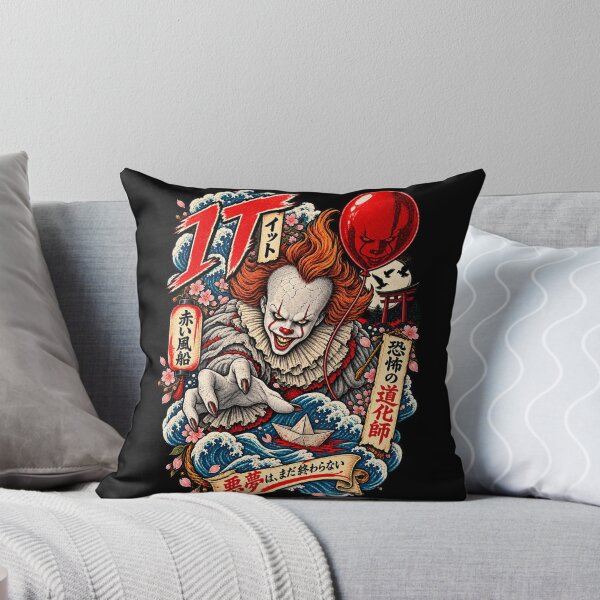 Item preview, Pennywise IT Japanese Ukiyo-e Horror Art designed and sold by ElizBurkes.