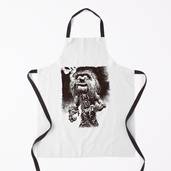 Item preview, Retro Grunge Hairy Beast Chains Ink Sketch designed and sold by HermineSonntag.