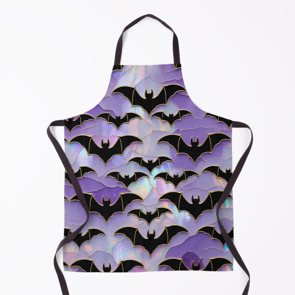 Item preview, Stained Glass Purple Bat Pattern - Pastel Goth Spooky Halloween Design designed and sold by caseluv.