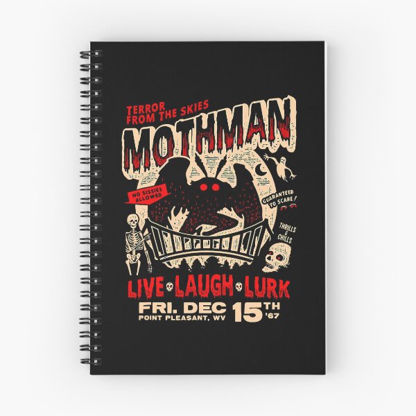 Item preview, Mothman Point Pleasant Cryptid Festival Poster designed and sold by OddPopARt.