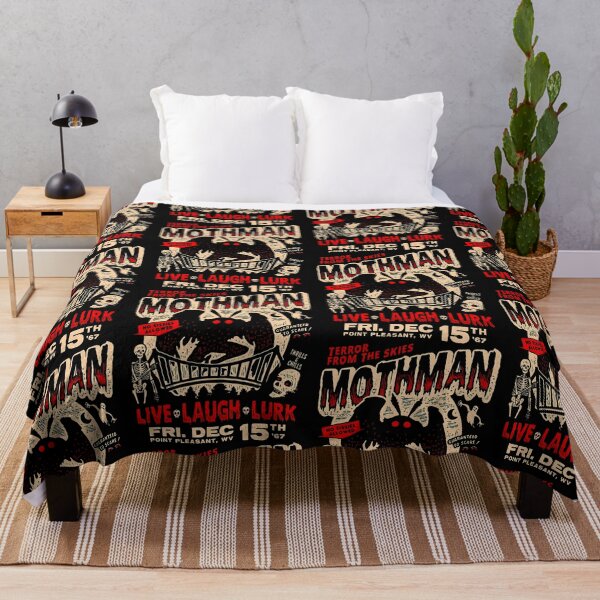 Item preview, Mothman Point Pleasant Cryptid Festival Poster designed and sold by OddPopARt.
