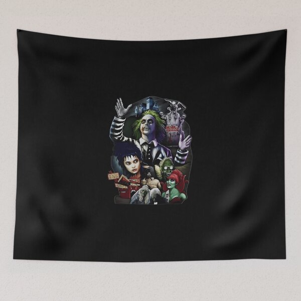 Item preview, Spooky Striped Suit Ghost Mansion Collage Art designed and sold by HermineSonntag.