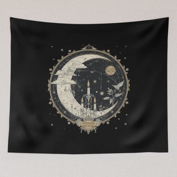 Item preview, Mystical Crescent Moon Gothic designed and sold by ChicTrendz.