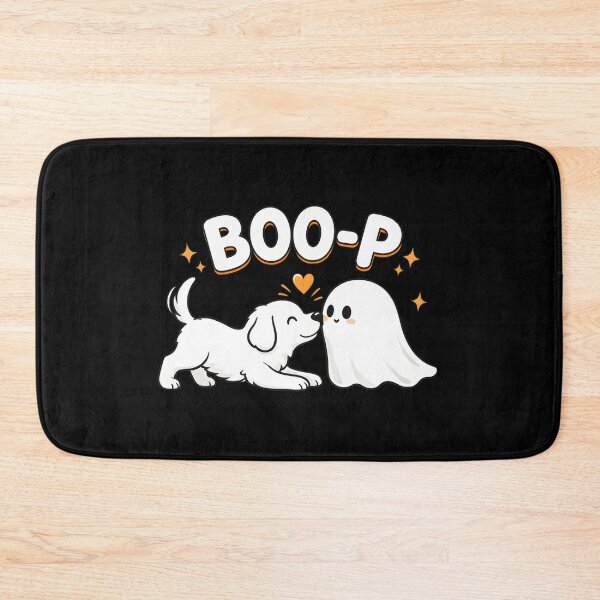 Item preview, Cute Dog Booping Ghost Halloween Boo-P Playful designed and sold by SoyLamderma.
