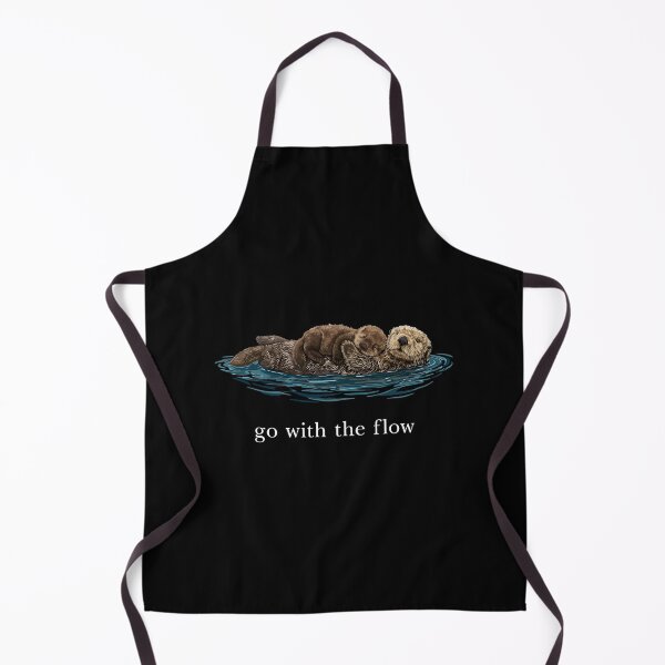 Item preview, Go With the Flow Sea Otter Ocean Lover designed and sold by thefirstbroo.