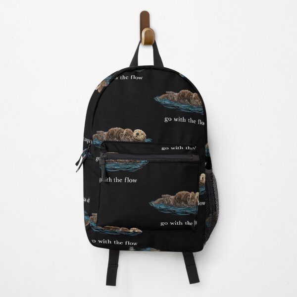 Item preview, Go With the Flow Sea Otter Ocean Lover designed and sold by thefirstbroo.
