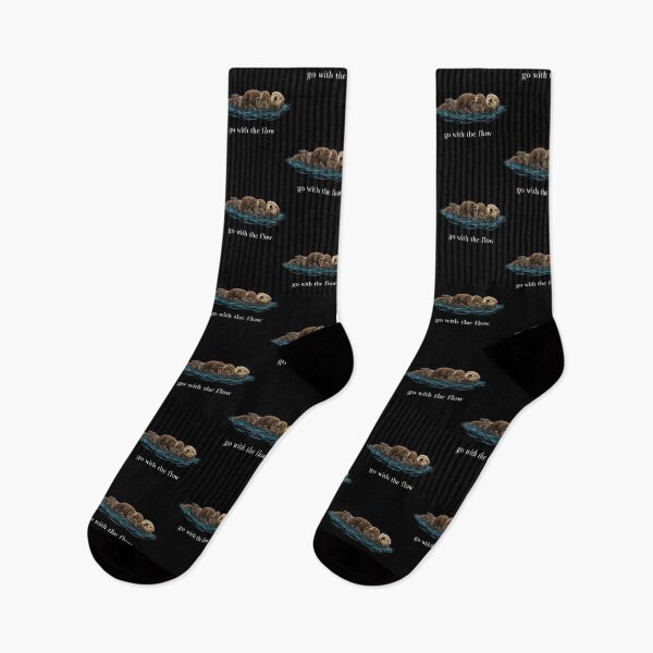 Item preview, Go With the Flow Sea Otter Ocean Lover designed and sold by thefirstbroo.