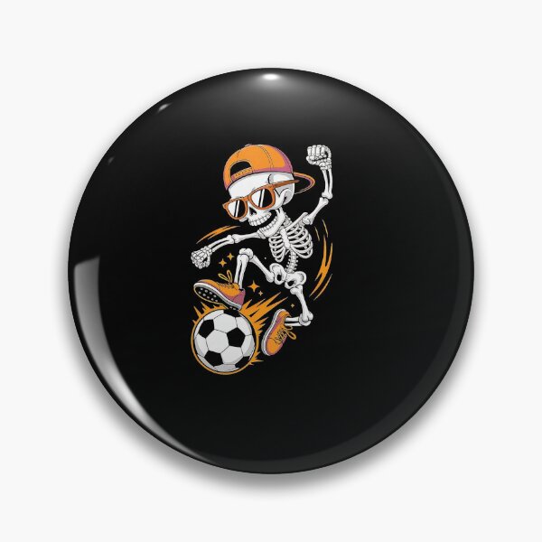 Item preview, Funny Soccer Skeleton Halloween Football Fan designed and sold by OddPopARt.