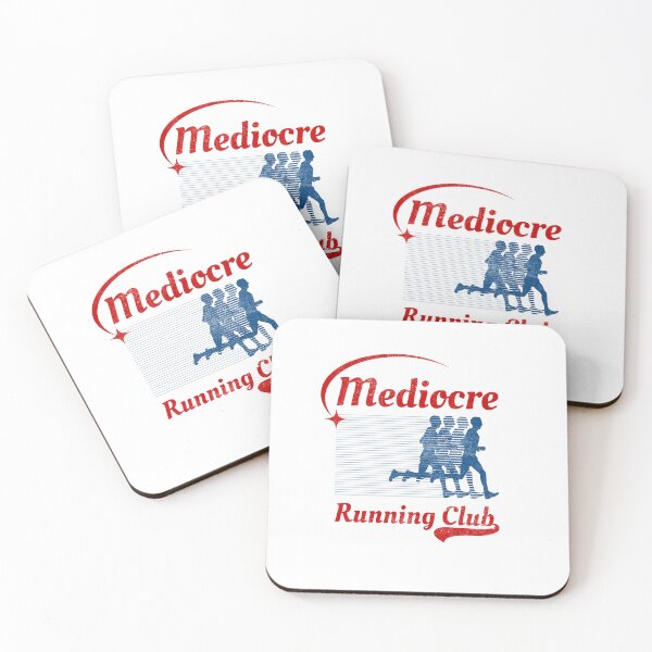 Item preview, Mediocre Running Club | Funny Vintage Red & Blue Slow Runner designed and sold by JB-designstudio.