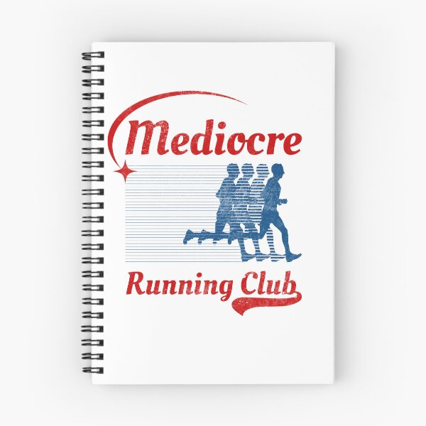 Item preview, Mediocre Running Club | Funny Vintage Red & Blue Slow Runner designed and sold by JB-designstudio.
