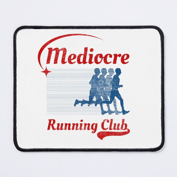 Item preview, Mediocre Running Club | Funny Vintage Red & Blue Slow Runner designed and sold by JB-designstudio.