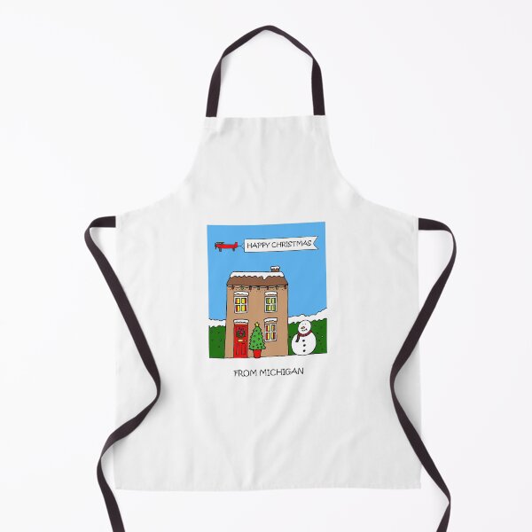 Item preview, Happy Christmas From Michigan a Cute Festive House designed and sold by KateTaylor.